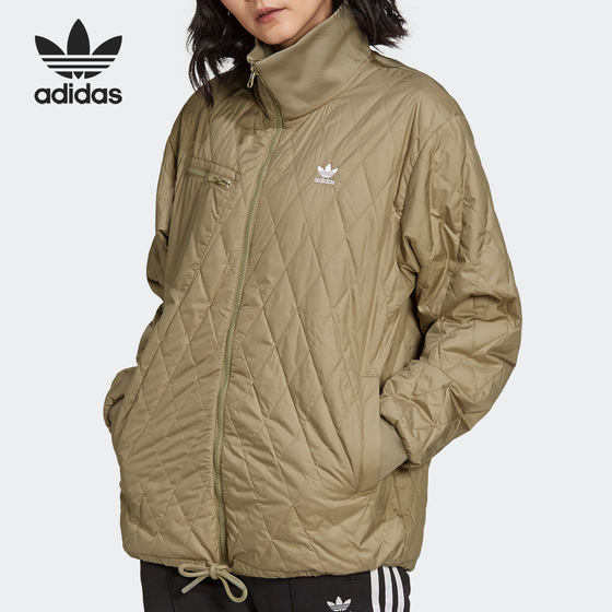 Adidas/Adidas genuine clover women's winter retro warmth sports cotton jacket H43919