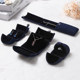 Jewelry packaging box creative double-opening cloth pearl box small jewelry storage box ring pendant bracelet box wedding