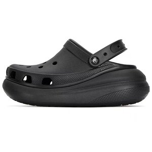 Crocs hole shoes summer Crocs genuine women's shoes Puff thick-soled heightened beach sandals 207521