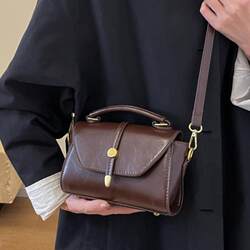 Women's Bags 2025 New Trendy High-End Fashion Spring and Summer Retro Versatile Shoulder Crossbody Bag Popular Small Square Bag