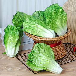 Simulated Lettuce Leaf Model Fake Broccoli Vegetable Greens Wedding Bride Holding Lettuce Props Decoration Hanging Ornaments