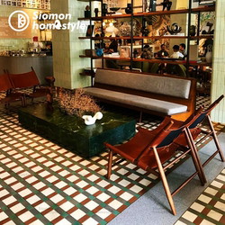 Nanyang Style Small Flower Tiles Geometric Retro Southeast Asian Tiles Kitchen Balcony B&B Restaurant Popular Wall Floor Tiles