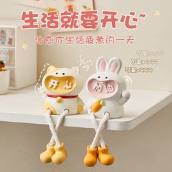 Healing-Style Hanging Doll Entrance Hole Board Decoration Small Ornaments Living Room Tv Cabinet Children's Room Decoration Small Gifts