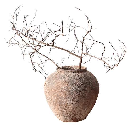 景徳鎮陶器の花瓶 - 手作りの石陶器の花器