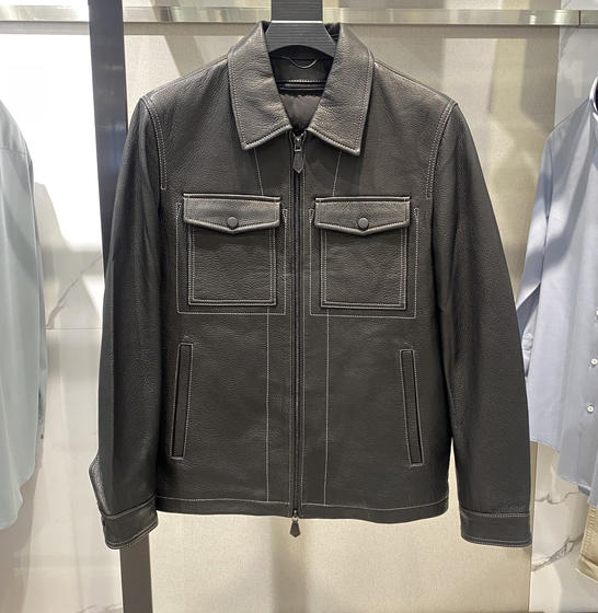 Bird's Men's Men's Men's Curboly Circum Wittering Jet Mask Plel Ferry Leather Jacket B1BDD4F01 tide