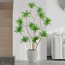 Lily Bambusová Simulace Zelená Rostlina Vnitřní Velkoplošná Bionická Rostlinná Dekorace Falešný Strom Nantian Bambus Severský Obývací Pokoj Hrnkové Rostliny Od Podlahy Ke Stropu