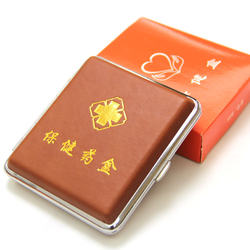 Health Care Emergency Medicine Box, Portable Quick-Acting Medicine Box, Cardiovascular and Cerebrovascular Gold Leather, for Middle-Aged and Elderly People to Use as a Backup