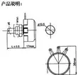 Chiết áp vết thương dây đơn WX110 1W WX010 470R 1K 2K2 5K6 10K 4.7K 22K