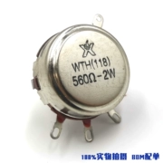 WTH1181A 2W chiết áp có thể điều chỉnh điện trở 560 ohm trượt biến trở cuộn dây đơn màng carbon điều chỉnh tốc độ