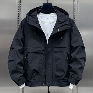 
Men's new autumn and winter hooded high-quality cotton clothing, trendy, fashionable and versatile casual men's popular warm jacket