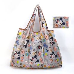 Cartoon Supermarket Shopping Bag, Environmentally Friendly Portable Grocery Bag, Foldable, Portable, Large-Capacity Oxford Cloth Gift Bag