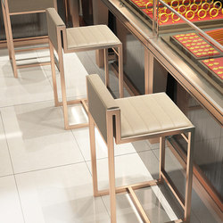 Jewelry Chair Stainless Steel Bar Chair Cashier Front Counter Stool Jewelry Store Special Stool Bar Backrest Bar High Chair