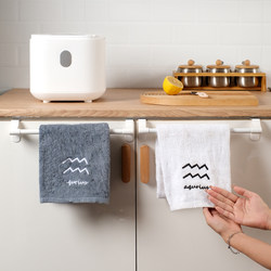 No-Drill Wall-Mounted Towel Rack for Home Use, Behind Cabinet Door Storage Rack, Nail-Free Single Rod Storage Rack, Cloth Hanging Rod