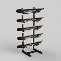Surfboard Storage Rack, Display Rack, Basketball and Football Rack, Yoga Rack, Organizer Rack, Sports Equipment Storage