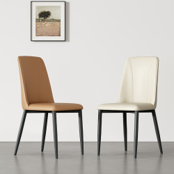 Dining Chair for Home Use, Italian Minimalist Dining Table and Chair, Designer Light Luxury High-End Dining Chair, Modern Simple Backrest Stool