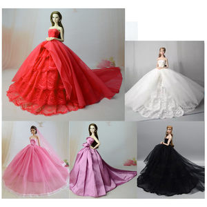 [Multiple options] 30 cm 6 -point baby replacement doll trailer luxury wedding dress big skirt