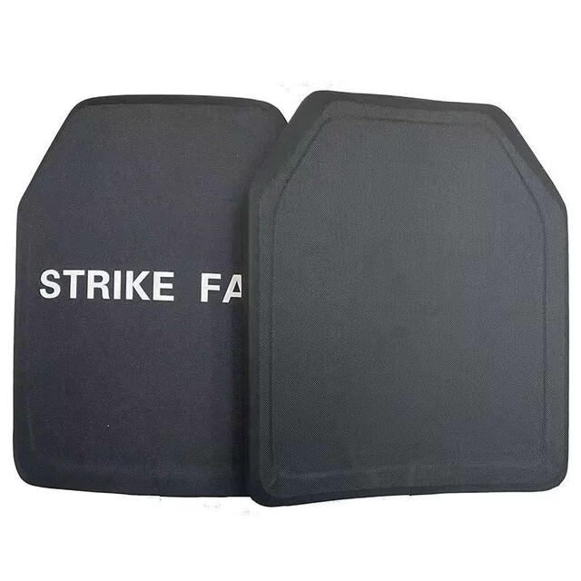 Bulletproof Insert Plate NIJ III IV grade alumina bulletproof insert plate steel plate silicon ...
