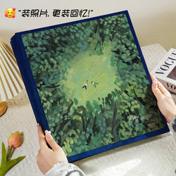 Photo Album with Large Capacity for Family and Couples Travel, 5inch 6inch Commemorative Album, Photo Storage Album, Interstitial Photo Album