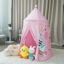 Children's Tent Indoor Printed Yurt Home Baby Playhouse Girl Princess Castle Toy House Amazon