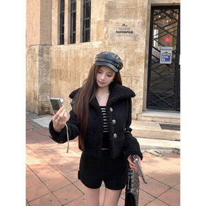 
Limited edition [Edinburgh pre-order] terry wool version 'customized British button' lapel jacket/antique stripes