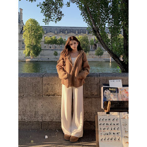 
Limited Edition [Letter from Madeleine] 'Thick Needle Feel' Woolen Jacket/Double-sided Brushed Tee/100% Wool Pants