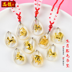 Baby Hair Keepsake Pendant, Zodiac Sign Pendant for Boys and Girls, Baby Hair Making DIY Preservation Bottle