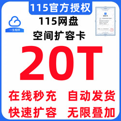 115 Life Network Disk Membership Space Card 1t 5t 10t 15t 20t 30t 50t 100t Long-Term Expansion Capacity