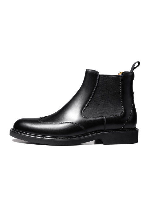 ThomWills Chelsea boots men's British style business formal wear Martin ...