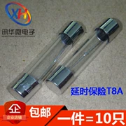 Lò vi sóng cung cấp điện chậm trễ ống cầu chì thổi chậm 5*20MM 6*30MM T8A T10A 250V