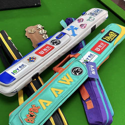 Aaw Billiard Cue Bag, Stylish Large Cue Bag, Chinese-Style Nine-Ball Cue Bag, Lightweight Jump Cue Bag for Men and Women, Cue Case Bucket