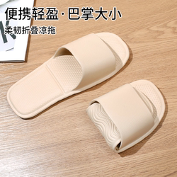 Women's Portable Foldable Travel Slippers for Men on Business Trips, Hotel Showers, Essential Travel Items, Non-Slip, Non-Disposable Slippers