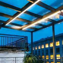 Special Lamp for Glass Sunrooms, Canopy Lamp, Ultra-Bright Led High-Brightness Outdoor Insect-Proof Ceiling Lamp, Long Strip Sunroom Lamp