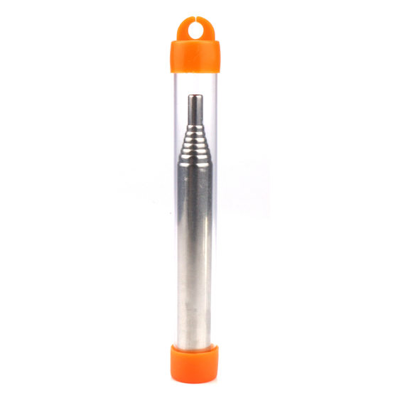 New stainless steel fire blower set, retractable fire blower, outdoor fire blower shell, camping fire making tool