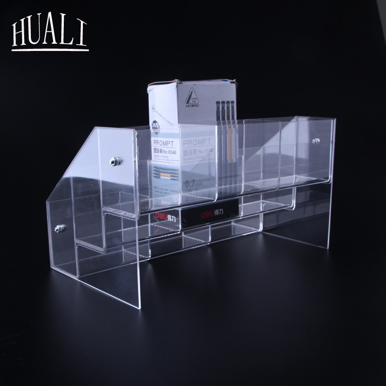 OfficeGoods Acryl Stiftehalter Trapez - Mit Metallbasis, Organizer Für Schreibtisch