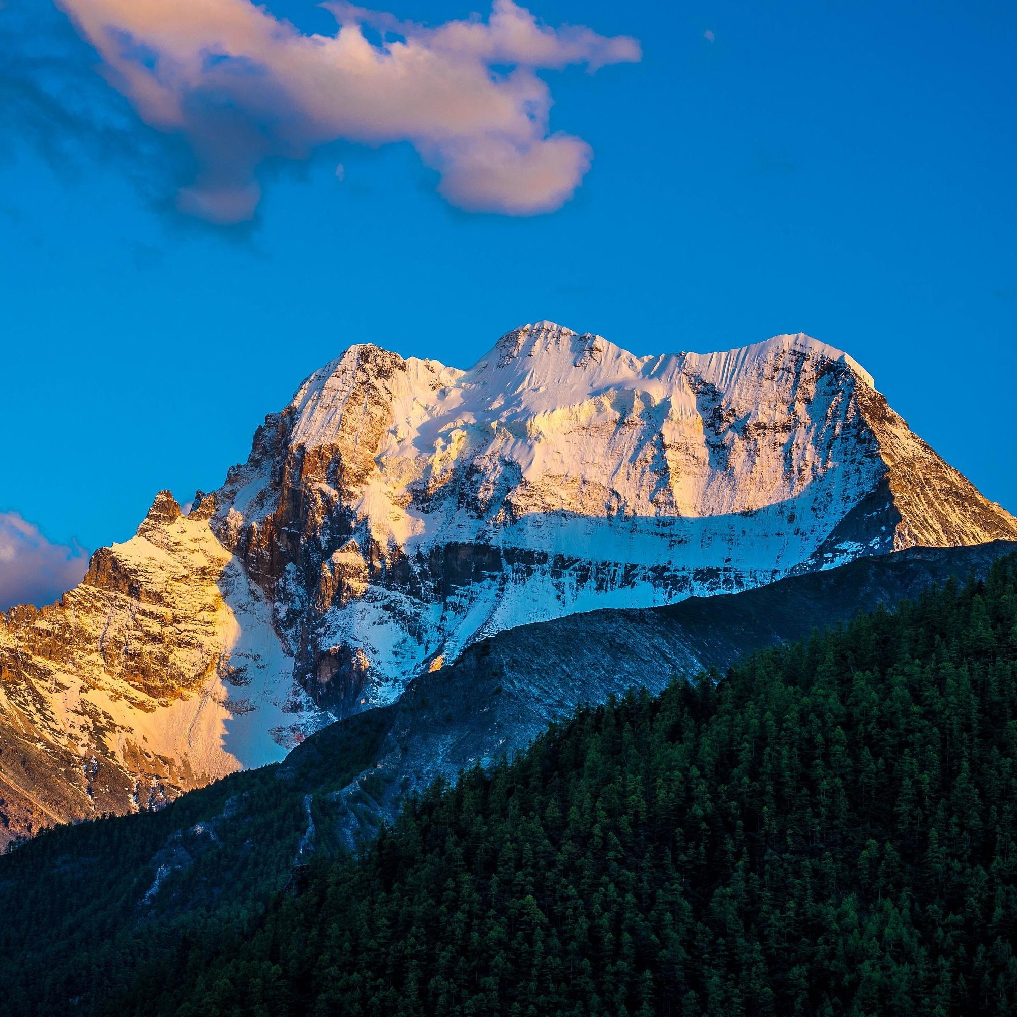 成都周边游 川西阿坝州四姑娘山 毕棚沟双桥沟长坪沟2日跟团纯玩