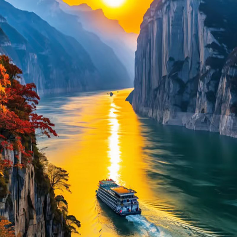 【含机票】湖北旅游宜昌恩施大峡谷三峡大坝地心谷6天5晚跟团游