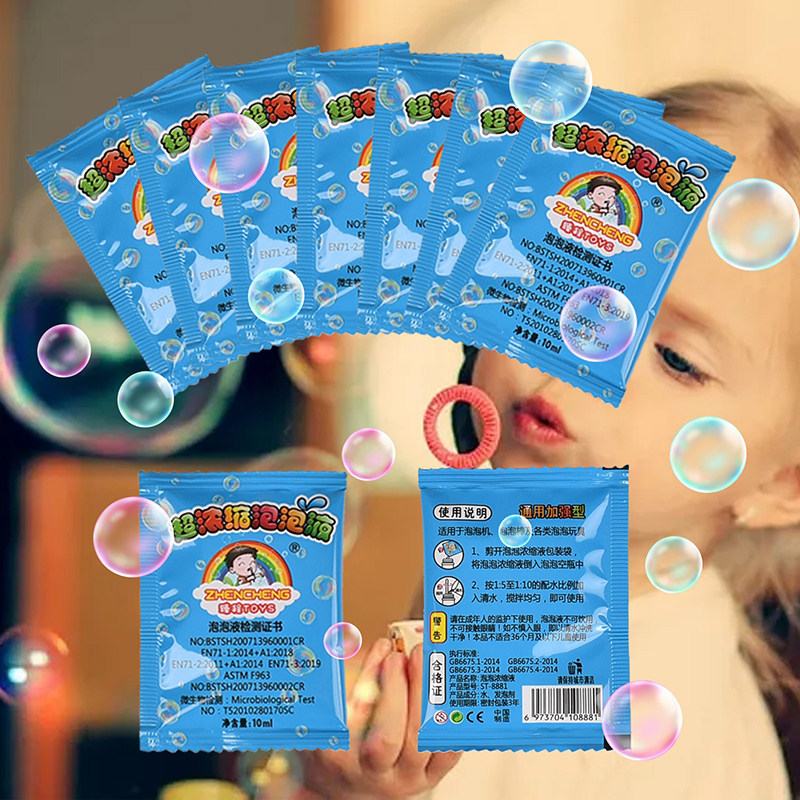 Bubble Brothers Soluzione Per Bolle 10 Litri – 2x5L Ricarica Per Macchine E Pistole A Bolle – Polvere Magica Inclusa