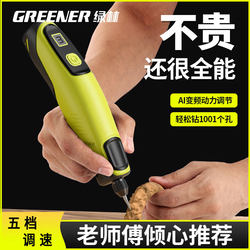 Green Forest Electric Grinder Polishing Tool Small Grinder Carving Electric Tool Drill Electric Grinder