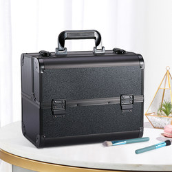 Niceland Cosmetic Case Portable Large-Capacity Cosmetic Storage Box Nail Art Eyelash Tattoo Embroidery Tool Box for Home Use