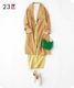 District 23 Japanese style spring and autumn commuting loose version blended lace-up mid-length windbreaker unbuttoned long coat the same style as the mall