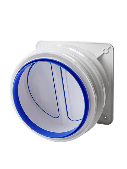 Valvola Di Ritegno Per Cappe Aspiranti, Valvola Di Ritegno Per Canna Fumaria, Valvola Di Ritegno Antiodore Universale A Senso Unico In ABS Per Cucina Bagno - Foto 5