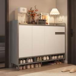 2025 New Model Shoe Cabinet for Home Entrance, Hallway, and Exterior Foyer, Integrated Large-Capacity Shoe Rack Zt19
