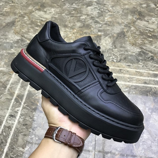 Men's Cowhide Leather Breathable Casual Board Shoes main image 1