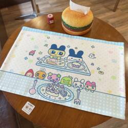 Tombakko Japanese-Style Vintage Cotton and Linen Table Mat, Journal Background, Desktop Tablecloth, Dormitory Waterproof Dirt-Proof Mat ins Style