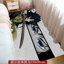 Demon Slayer Merchandise Floor Mats for Dormitory Bedrooms, Large Area Bedside Rugs, Balcony Bay Window Mats, Entryway Doormats
