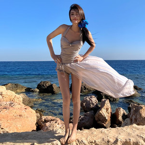 
Blooming summer - W minor key one-piece belly-covering and slimming vitality swimsuit two-piece set high-end vacation swimsuit women