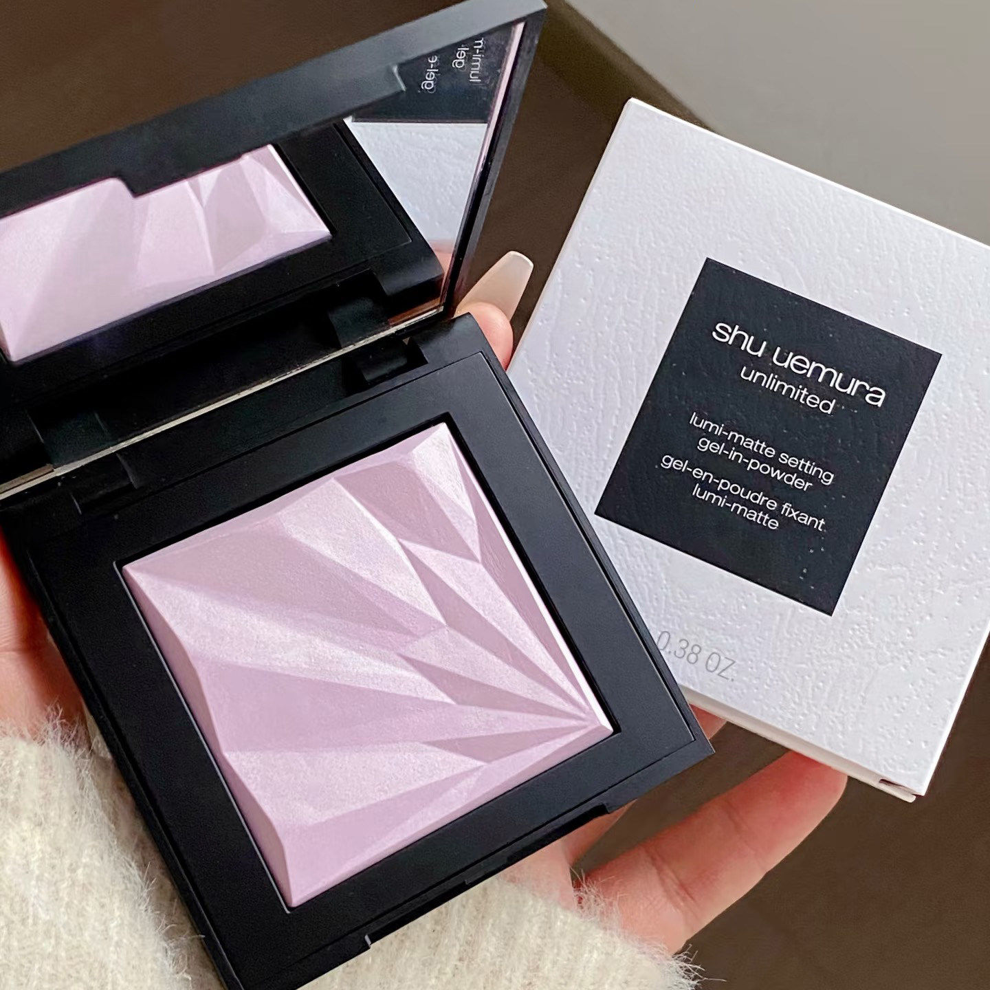 Новый! Shu Uemura Shuuemura Magic Light Soft Focus Пудровый торт 11 г Фиолетовый звездный красивый торт с фиолетовыми бриллиантами