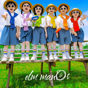 
Children's Day performance costumes, kindergarten graduation photos, candy-colored shawls, elementary school students' cheerleading performances