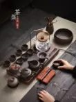 Tao Fuqi cát tím bộ trà thủy tinh gia đình ấm đun nước tự động đun sôi trà tất cả trong một khay trà bàn trà điện thông minh giá rẻ Bàn trà điện