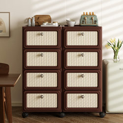 Storage Cabinet Drawer-Type Household Clothes Multi-Layer Storage Cabinet Children's Toy Storage Cabinet Storage Rack Living Room Snack Cabinet